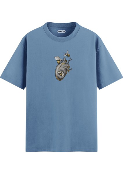 Heart And Bee - Regular T-Shirt