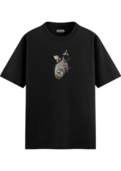 Heart And Bee - Regular T-Shirt