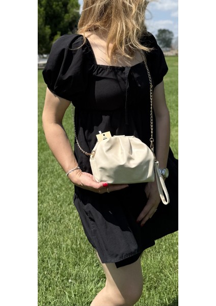 Kadın Yumuşak Deri Zincir Askılı El ve Omuz Çantası modelleri