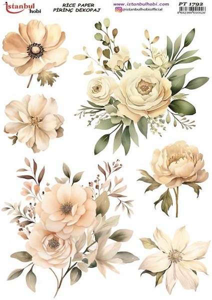 Istanbul Hobi Pirinç Dekopaj Pt 1792