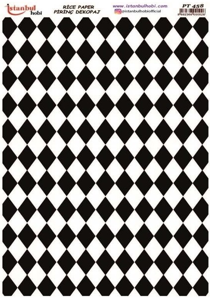 Istanbul Hobi Dama Desenli Pirinç Dekopaj PT458