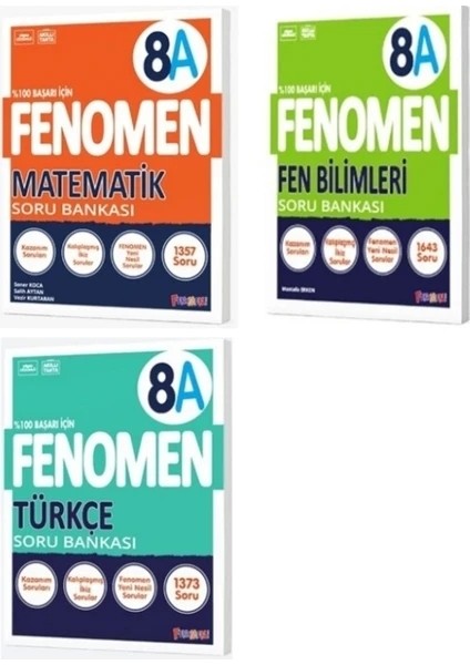 8 Sınıf 3 Lü Kitap Seti