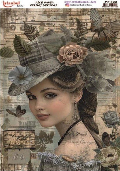 Istanbul Hobi Çiçek Temalı Pirinç Dekopaj PT622
