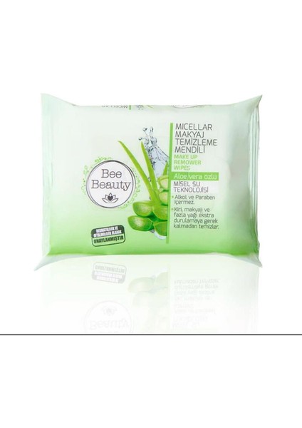 Aloe Vera Özlü Micellair Makyaj Temizleme Mendili 25 Adet