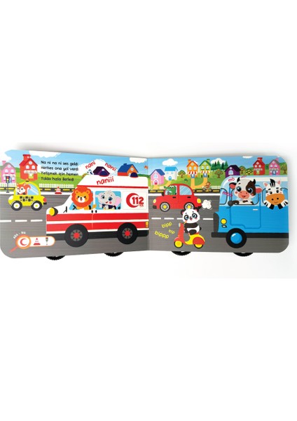 Oyuncak Kitap - Ambulans (Gerçek Tekerlekli) indirimleri