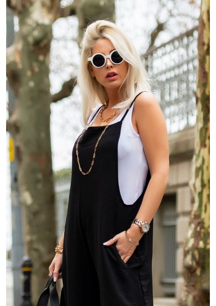 Atlet Dahil Janes Aerobin Kumaş Askılı Tulum 140CM Atlet 50CM