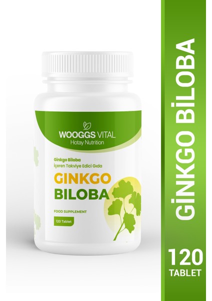 Ginkgo Biloba İçeren Takviye Edici Gıda 120 Tablet