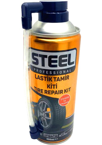 Steel CK-0031 Lastik Tamir Kiti 400 ml (4490)