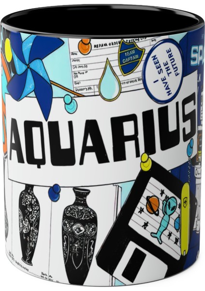 Kova Burcu Baskılı Kupa fiyatları