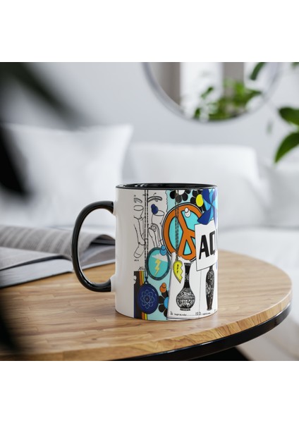 Kova Burcu Baskılı Kupa