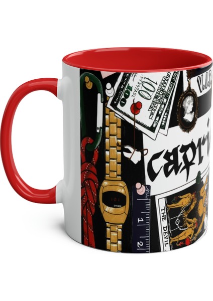 Oğlak Burcu Baskılı Kupa modelleri