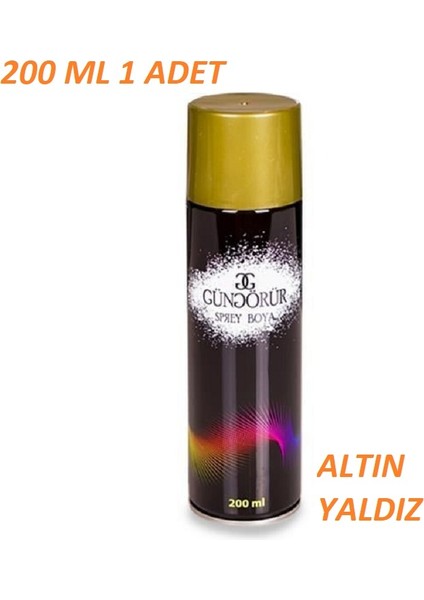 Altın Yaldız Sprey Boya 200ML 1 Adet Gönderilir