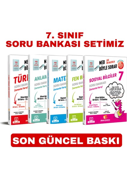 7 Sınıf Soru Bankası Seti