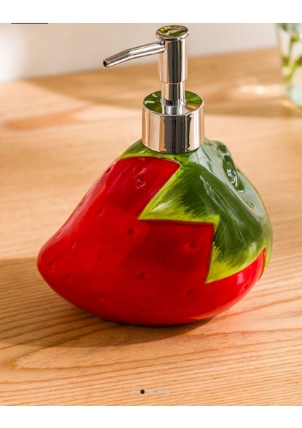 Çilek Figürlü Seramik Sıvı Sabunluk fiyatları