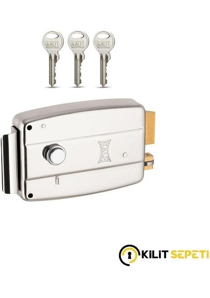 Kale 157EL Elektrikli Tirajlı Kilit Nikel