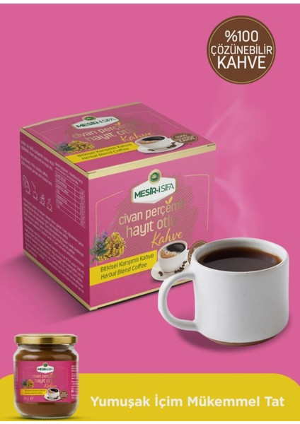 Mesir- i Şifa Civanperçemli Hayıt Otlu Kahve