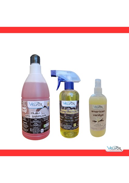 15'li Süper Set Araba Araç Yıkama Bakım Seti Fırsat Ürünler Oto Bakım Temizlik Seti Kovalı