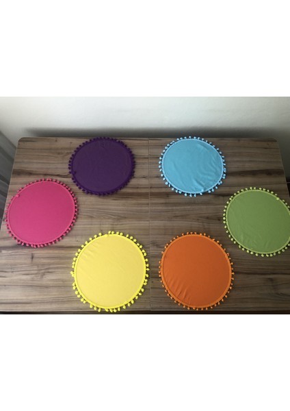 Karışık Renkli Ponponlu Supla 33 cm (Mdf Dahil) (6ADET) fiyatları