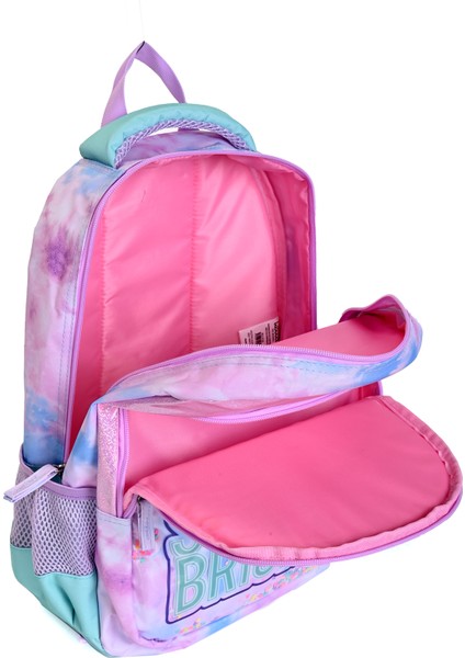 MU-9106 Shine Bright Okul Çantası ve Kalemlik Seti – Renkli Desenli, Işıltılı, Ortaokul/ilkokul Için indirimleri