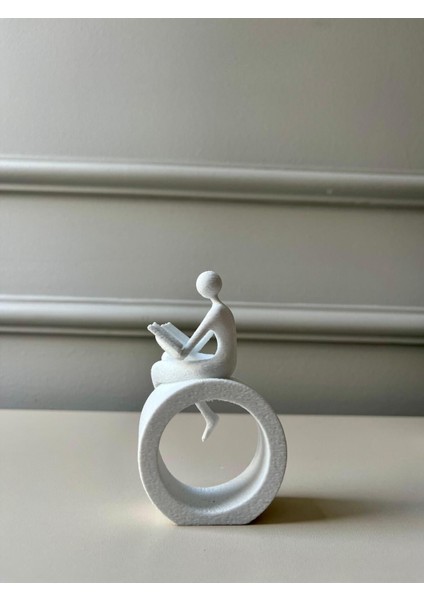 Kitap Okuyan Iskandinav Tarzı Biblo Heykel Figür Dekor Dekorasyon modelleri