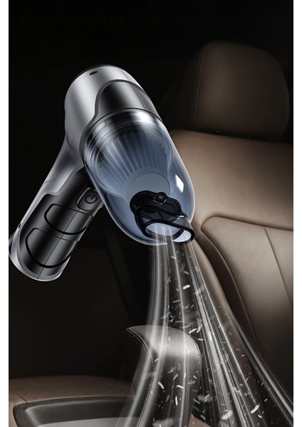 4.000 Mah Bataryalı Güçlü Portatif Vakumlu Taşınabilir Kablosuz Üflemeli Mini Araç Süpürgesi - VC08 modelleri