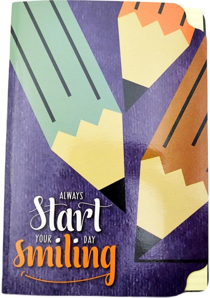20X13 64 Yaprak Kampüs Bloknot Start Smiling Çizgili (KB-3440)