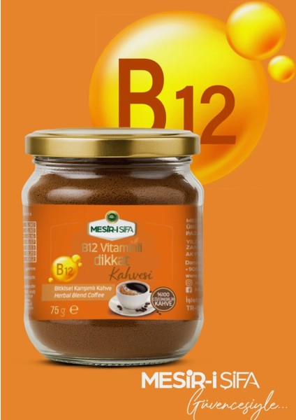 Mesir- i Şifa B12 Vitaminli Dikkat kahvesi