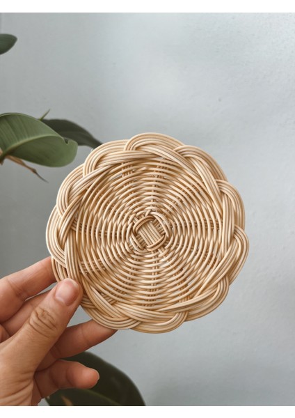 Rattan Bardak Altlığı 2'li Set