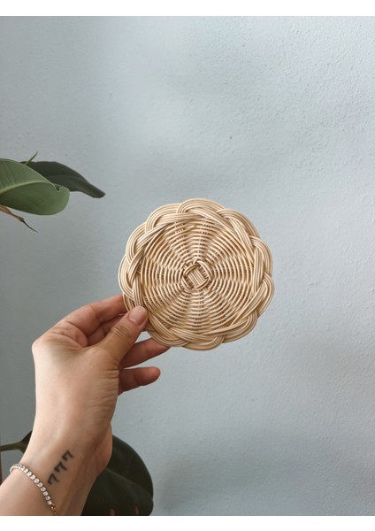 Rattan Bardak Altlığı 2'li Set modelleri