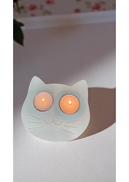 Dekoratif Kedi Mumluk / Özel Tasarım / Biblo modelleri