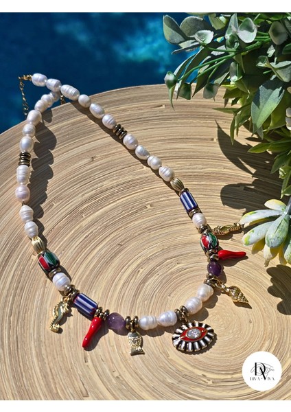 - Soleıa Xxııı – Ocean Amulet Kadın Tatlı Su Incili Kolye