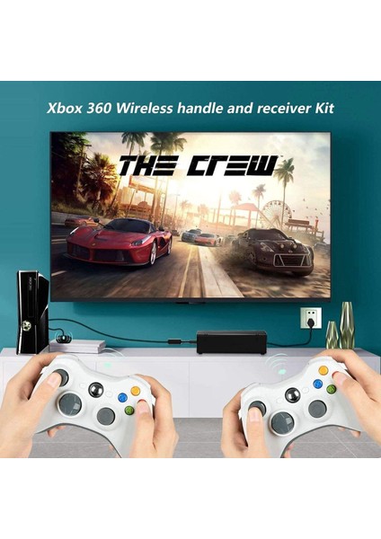 Xbox 360 Pc Ps3 Uyumlu Kablosuz Alıcılı Siyah Gamepad Joystıck indirimleri