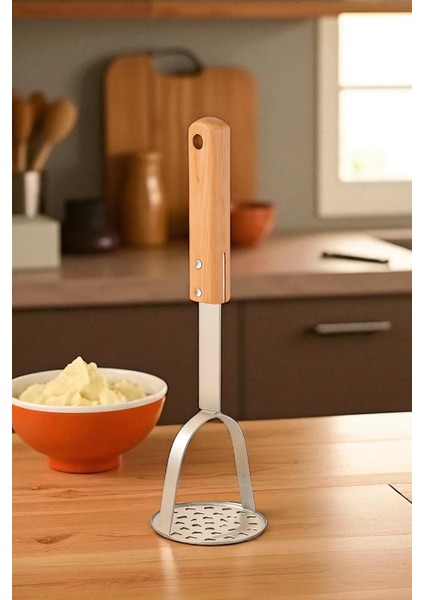 Patates Ezici 3 mm Kalınlık 304 Paslanmaz Çelik Havuç Muz Avokado Ezici 722002