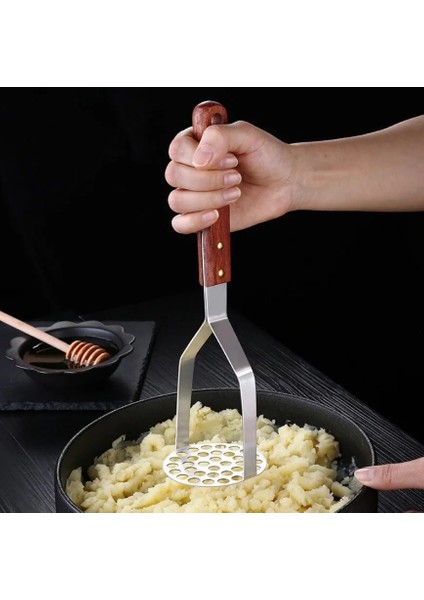 Patates Ezici 3 mm Kalınlık 304 Paslanmaz Çelik Havuç Muz Avokado Ezici 722002