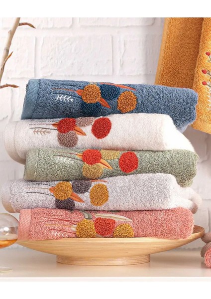 Sima - %70 Bambu / %30 Pamuk Suzeni Nakışlı El Havlusu - 6'lı Set 50X90 fiyatları
