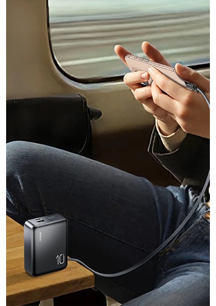 YP70 Dijital Göstergeli 10.000 Mah 3in1 22.5W Pd Hızlı Şarj Powerbank Uzayabilen Çekilebilen Otomatik Kablolu Powerbank fiyatları