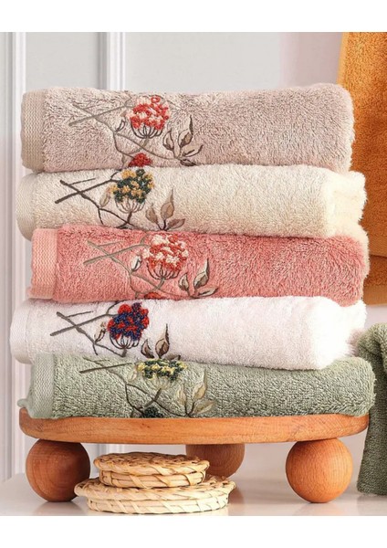 Liva- %70 Bambu / %30 Pamuk Suzeni Nakışlı El Havlusu - 6'lı Set 50X90 fiyatları