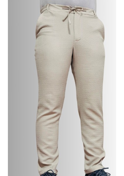 Gofre Kumaş Erkek Jagger Pantolon Yazlık Jogger Eşofman Pantolon