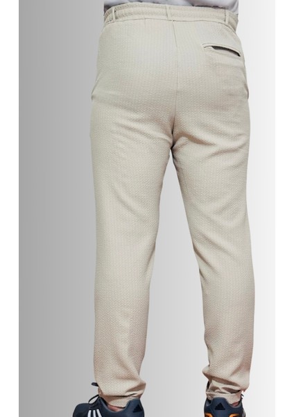 Gofre Kumaş Erkek Jagger Pantolon Yazlık Jogger Eşofman Pantolon modelleri