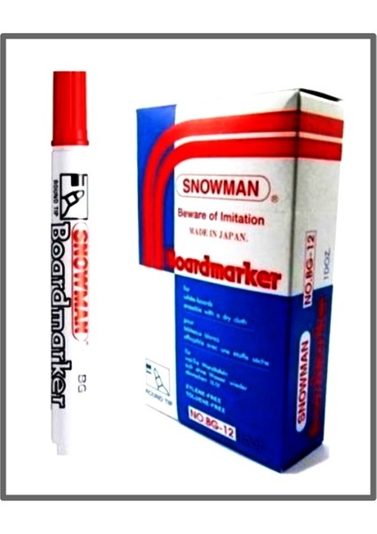 Tahta Kalemi Kırmızı - 2 Adet