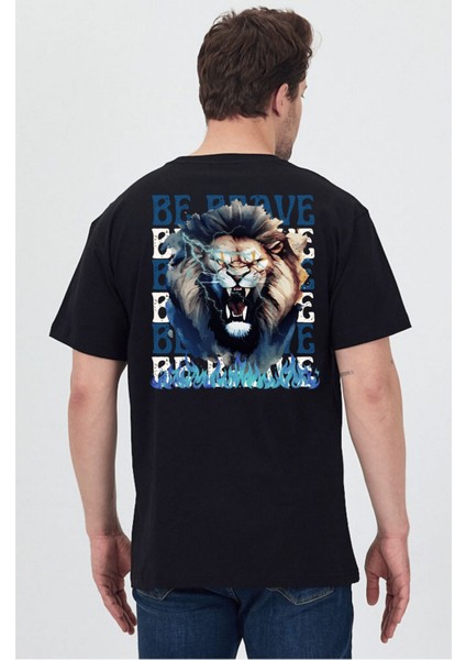 Unisex Ön Arka Baskılı T-Shirt