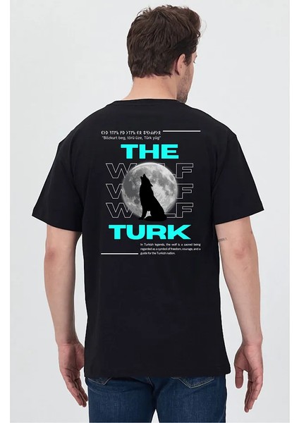 Unisex Ön Arka Baskılı T-Shirt
