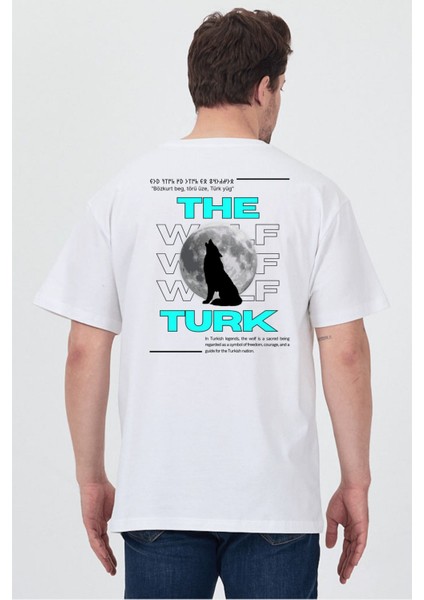 Unisex Ön Arka Baskılı T-Shirt