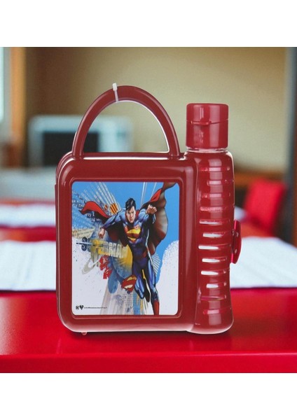 Supermen Mataralı Yemek Beslenme Saklama Kabı modelleri
