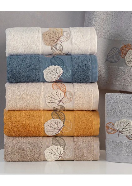 Norris - %70 Bambu / %30 Pamuk Nakışlı El Havlusu - 6'lı Set 50X90 fiyatları