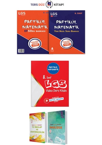 8. Sınıf Lgs Matematik Vido Ders Kitabı + Soru Bankası Seti