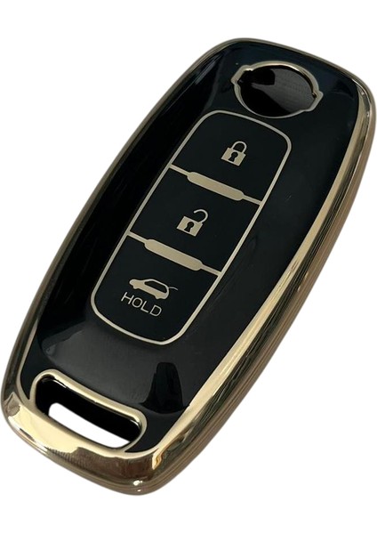 Nissan Yeni Kasa Uyumlu Qashqai X-Trail Juke Smart Kumanda Anahtar Kılıfı Oto Anahtarlık