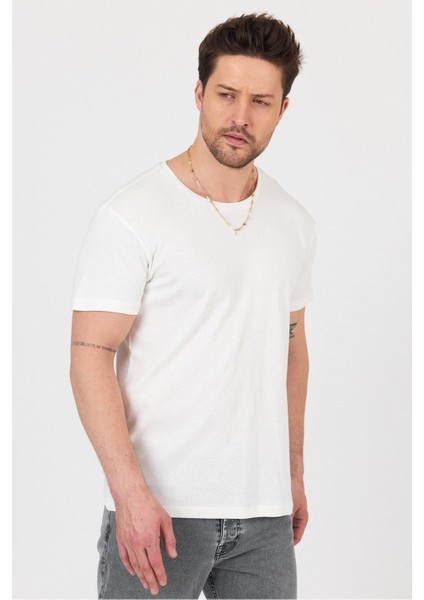 Unısex Ribana Compact Penye Sıfır Yaka T-Shirt fiyatları