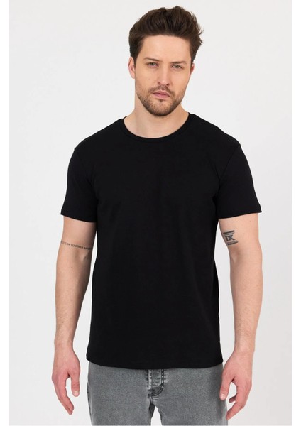 Unısex Ribana Compact Penye Sıfır Yaka T-Shirt indirimleri