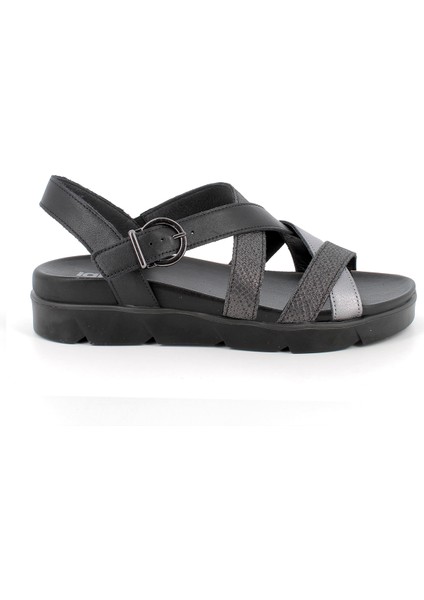 Kadın Sandalet 7668800 Igı&co Ddz 76688 Nap.so/nab.mamb Nero Acciaio